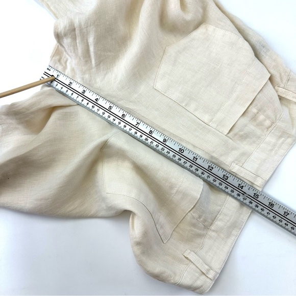 Sanctuary THE LINEN MARINE WIDE LEG HIGH RISE PANT BIRCH 28in x 32in - Picture 15 of 16